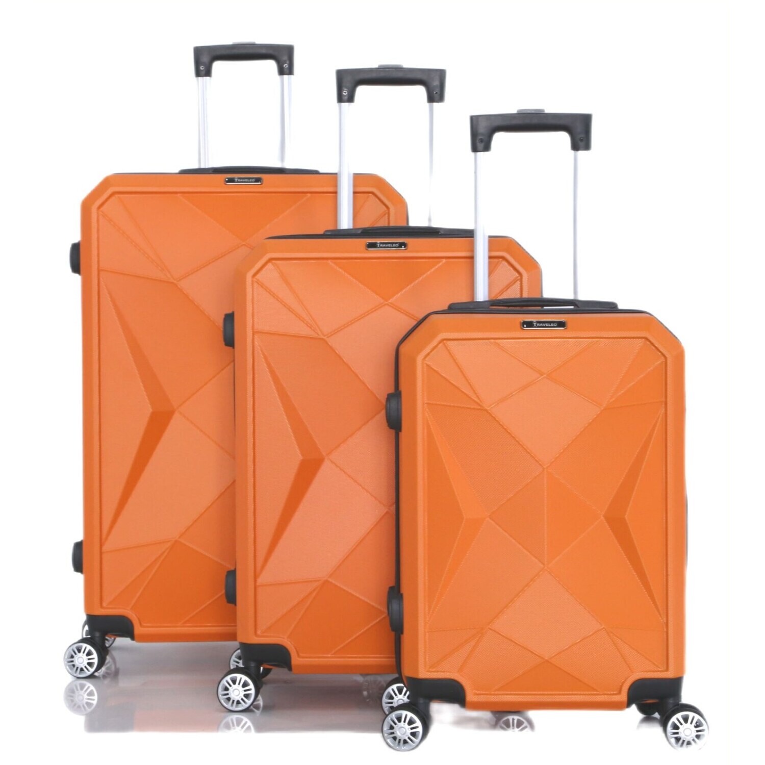 Reisekoffer ABS-03 Koffer 3-teilig Hartschale Trolley Set Kofferset