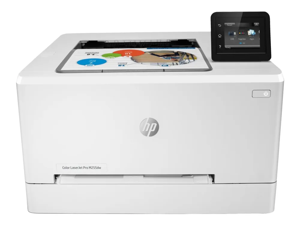 HP Color LaserJet Pro M255dw - Printer - farve - Duplex - laser - A4/Legal - 600 x 600 dpi - op til 21 spm (mono) / op til 21 spm (farve) - kapacitet: 250 ark - USB 2.0, LAN, Wi-Fi(n), USB vært