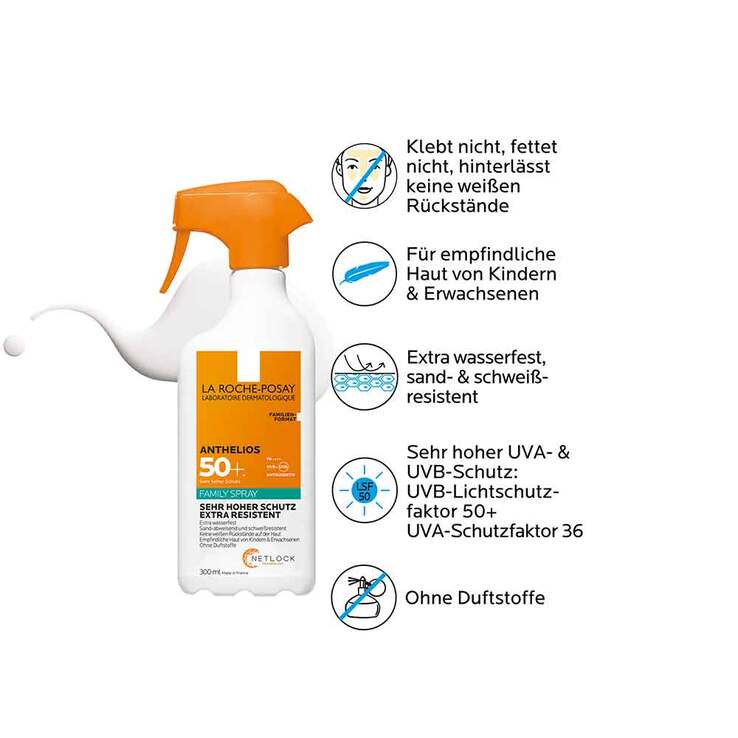 La Roche Posay Anthelios Invisible Spray LSF 50 + Family, 300 ml