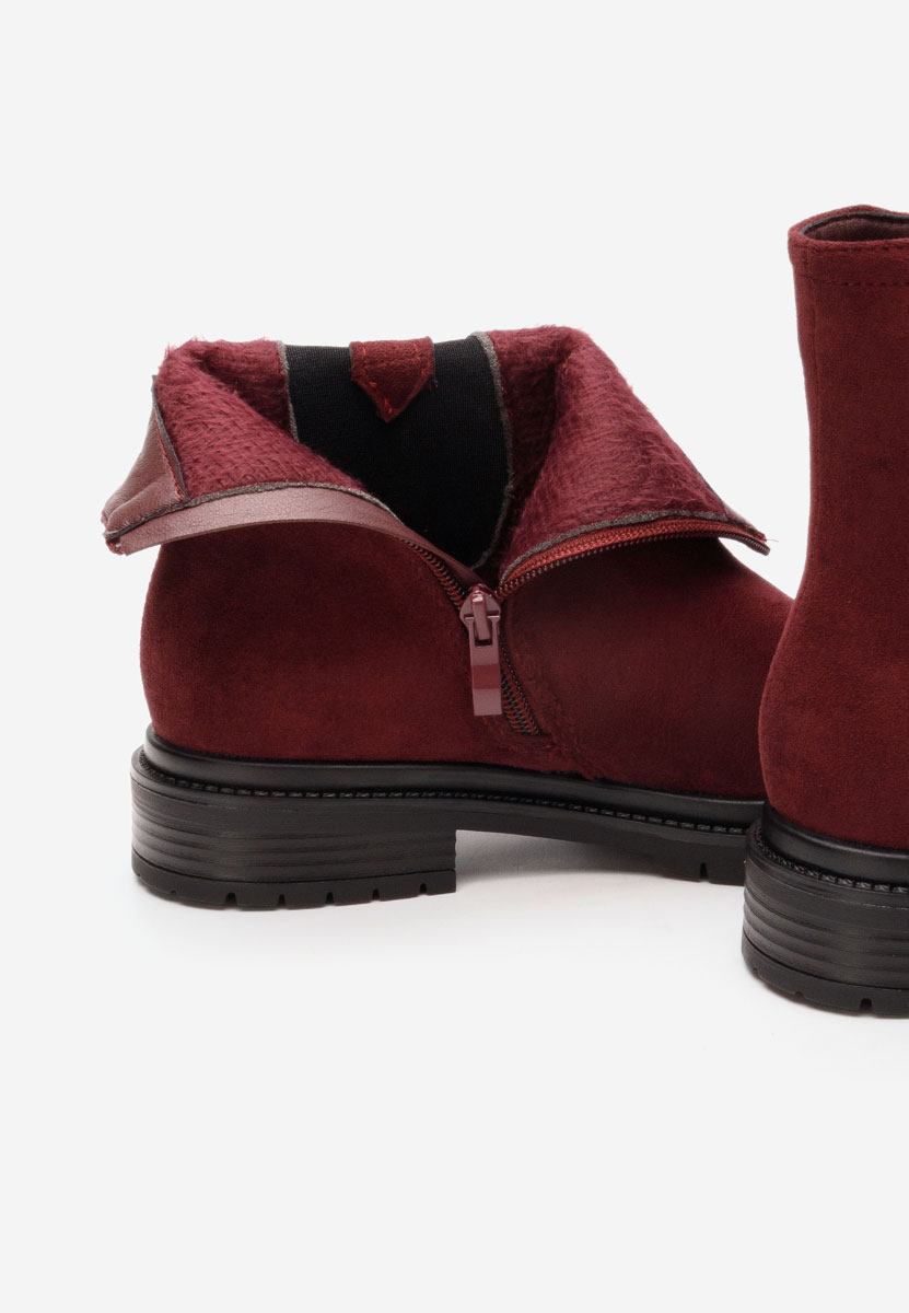 Bottines femme bordeaux Nevea