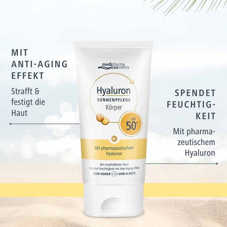 Hyaluron Sonnenpflege Körper LSF 50+ , 150 ml