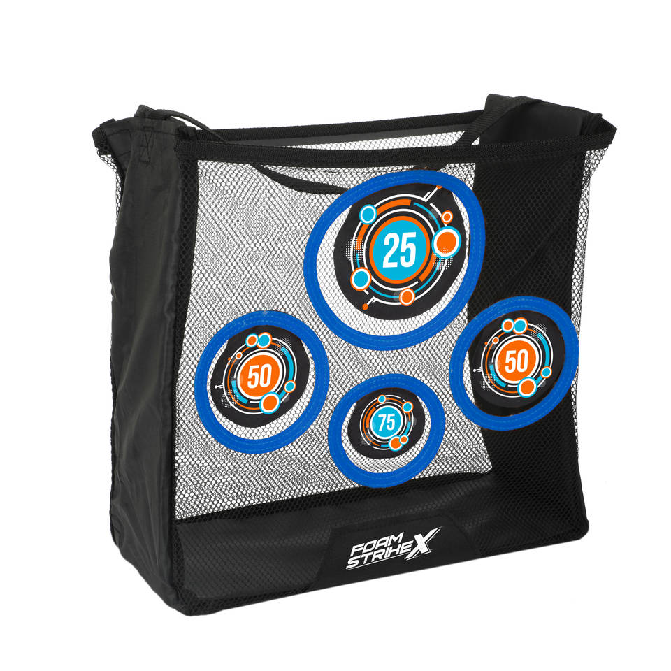 Foam Strike X tas met opvouwbare schietdoelen