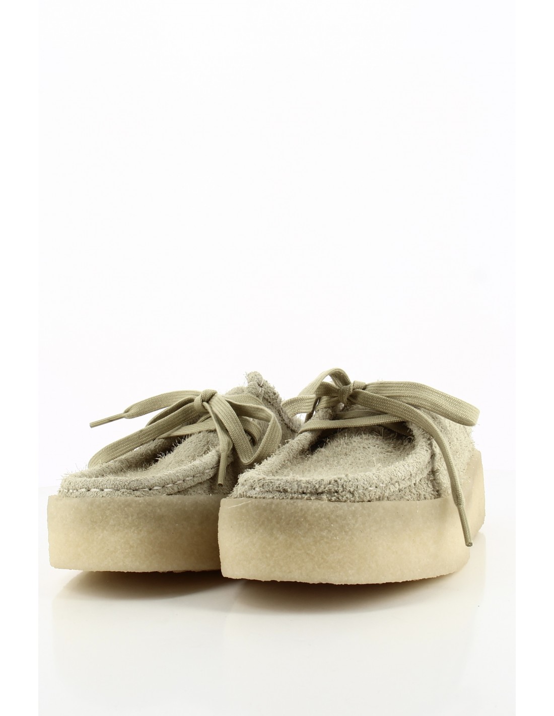 clarks Sabots Femme Wallabee Cup Lo Light Maple Suede