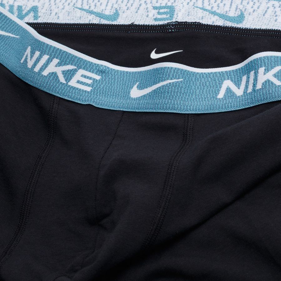 Nike Shorts Boxer Pack de 3 - Noir/Denim Turqouise/Infinite Gold