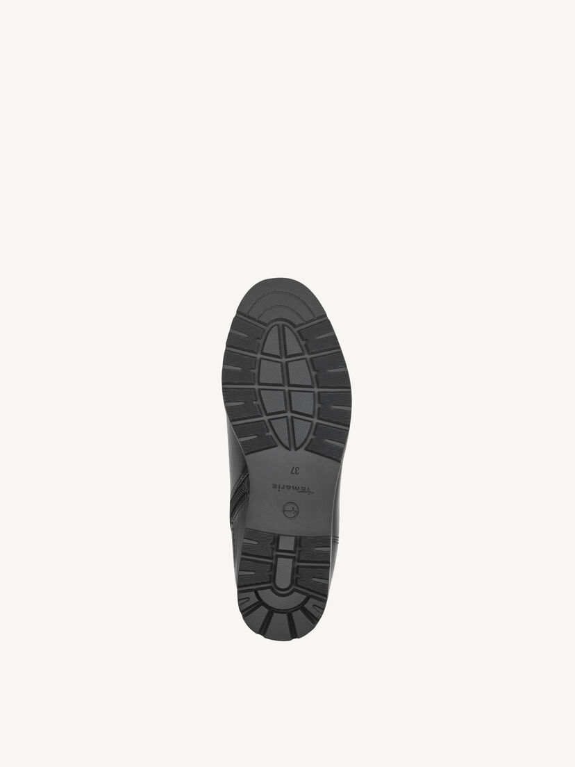 Leren Chelseaboot - zwart