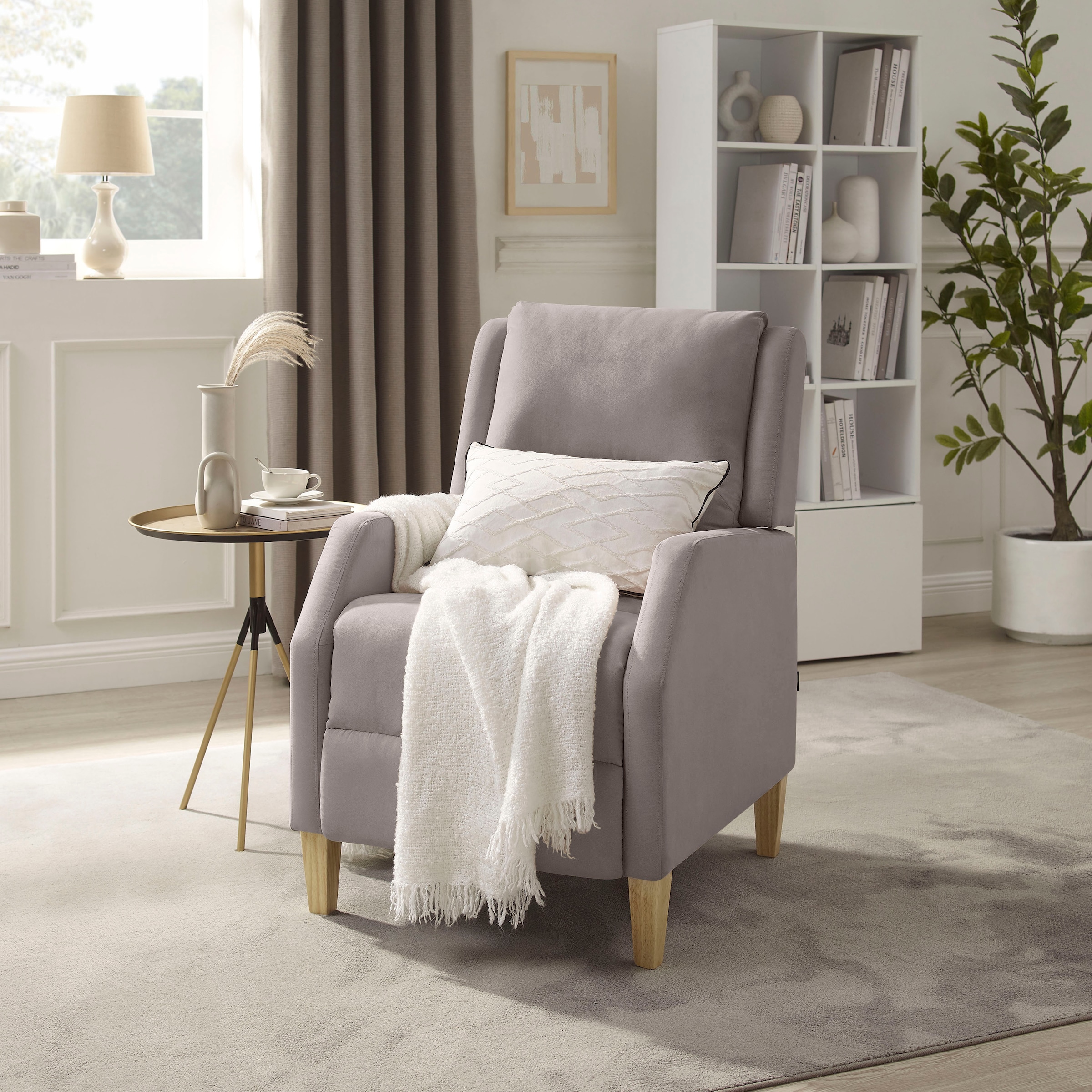 Home affaire Relaxsessel »Tholey, TV-Sessel, mit Schlaffunktion,« 1 Stk. tlg. mit Verstellung, Sitz und Rücken gepolstert, Sitzhöhe 51cm