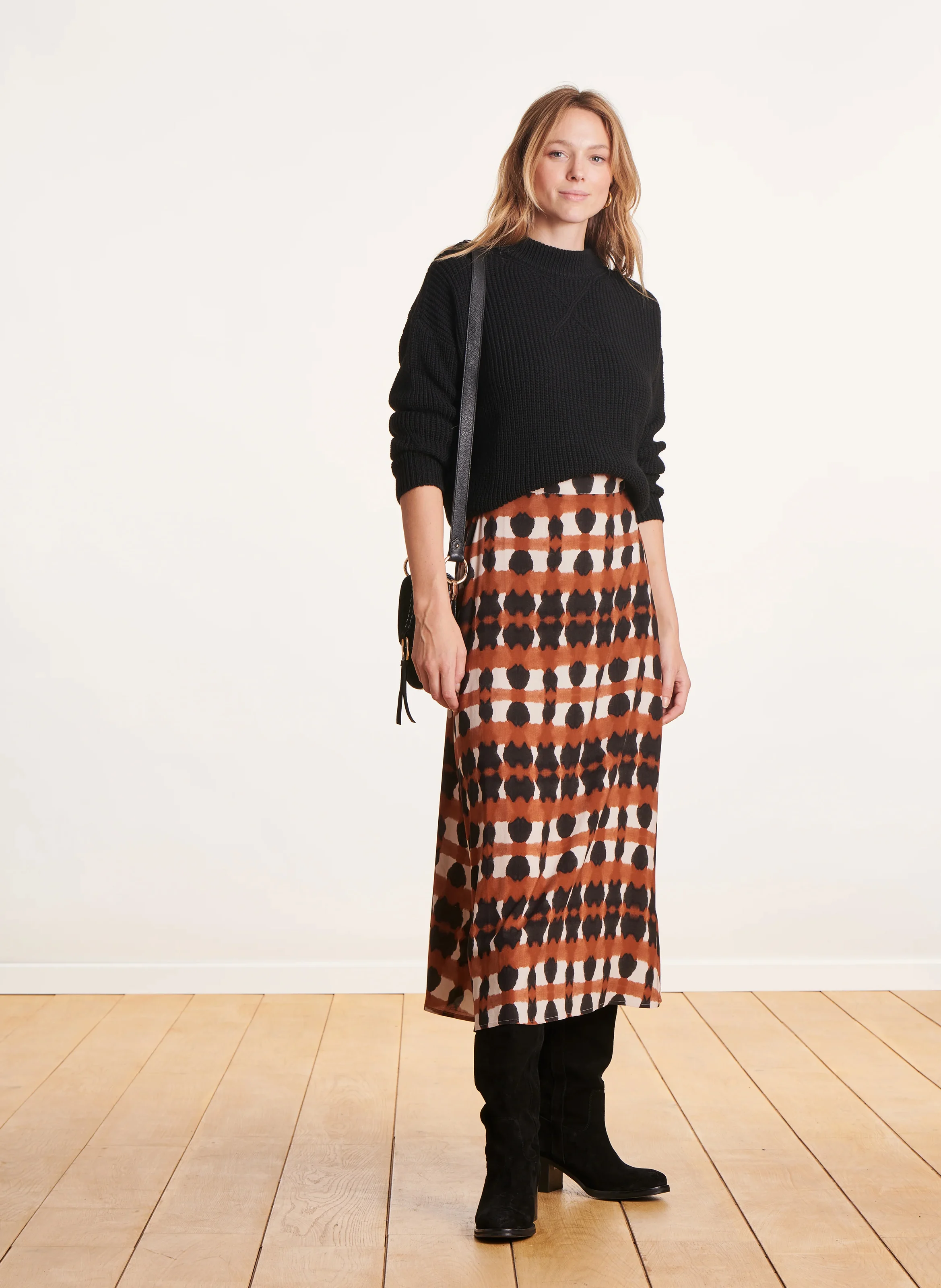 Pull col rond | Noir