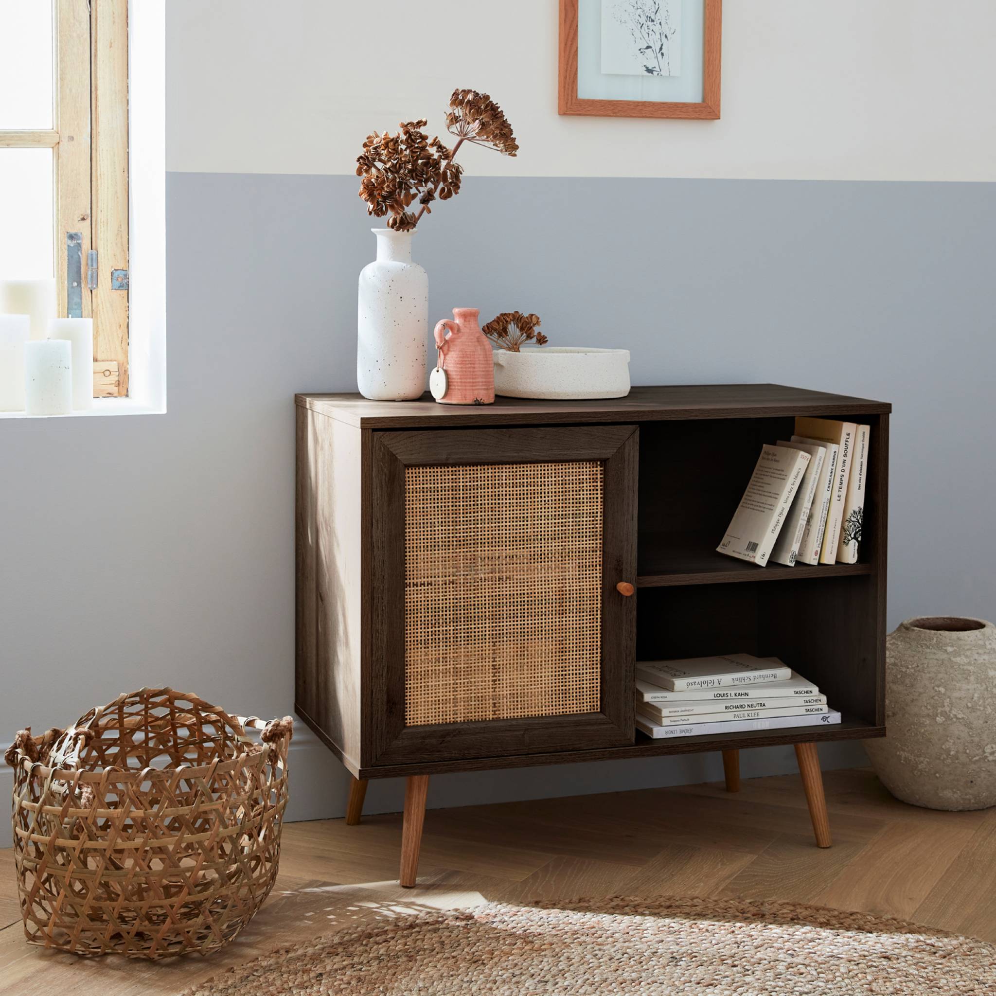 sweeek - Dressoirkastje met rotan