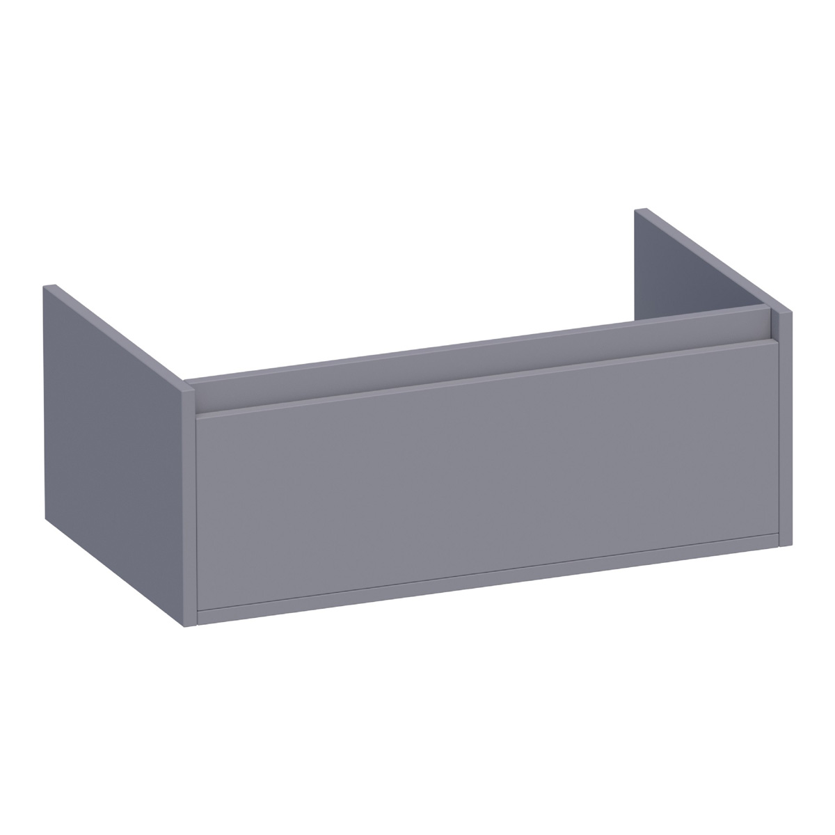 Brauer Hope onderkast 80cm met 1 softclose lade grijs mat