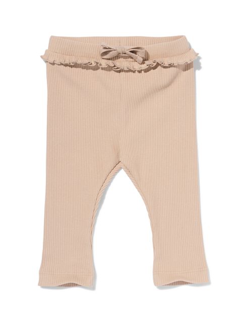legging côtelé pour bébé sable