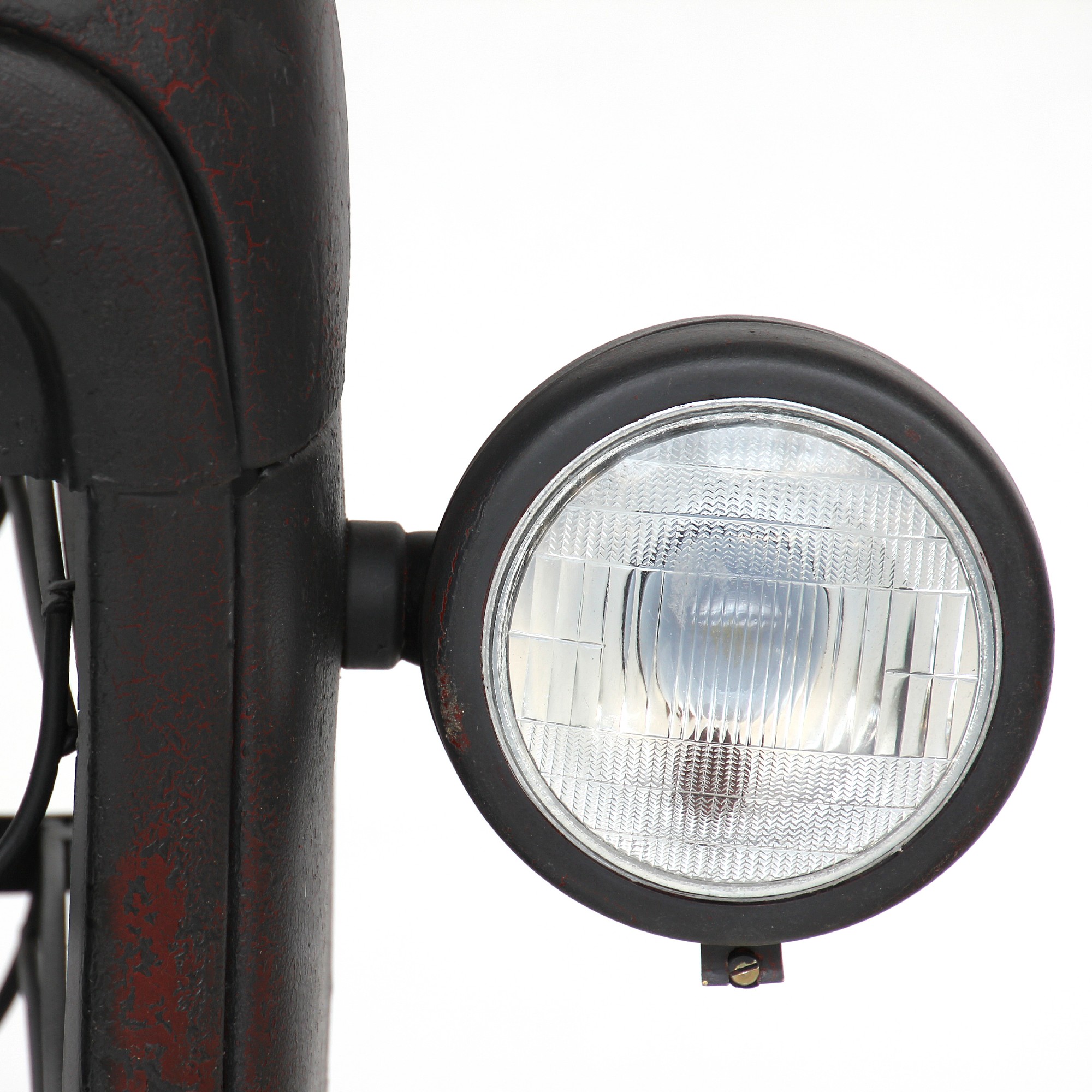 Traktor-Bar, schwarz, T 37 cm, B 87 cm, H 181 cm von fischer's lagerhaus