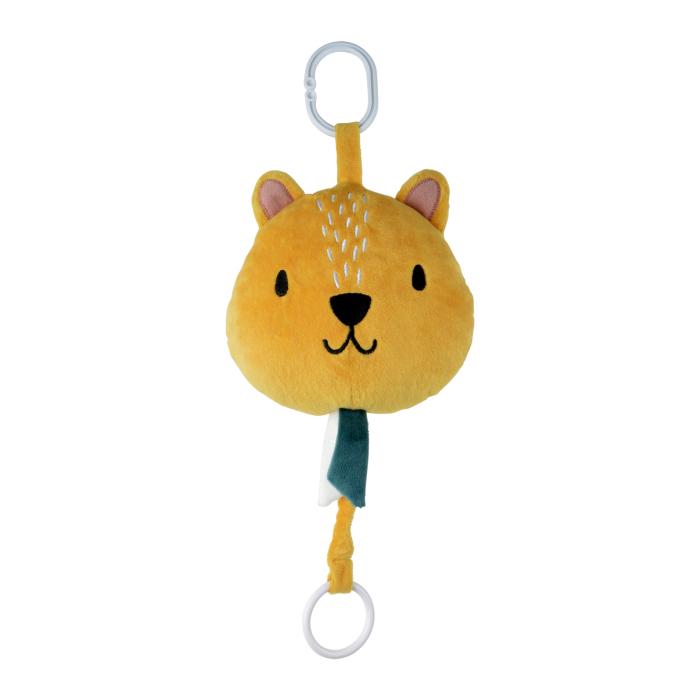 PELUCHE MUSICALE LEOPARD 18X32CM SAVANE