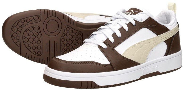Puma Rebound v6 Low donkerbruin