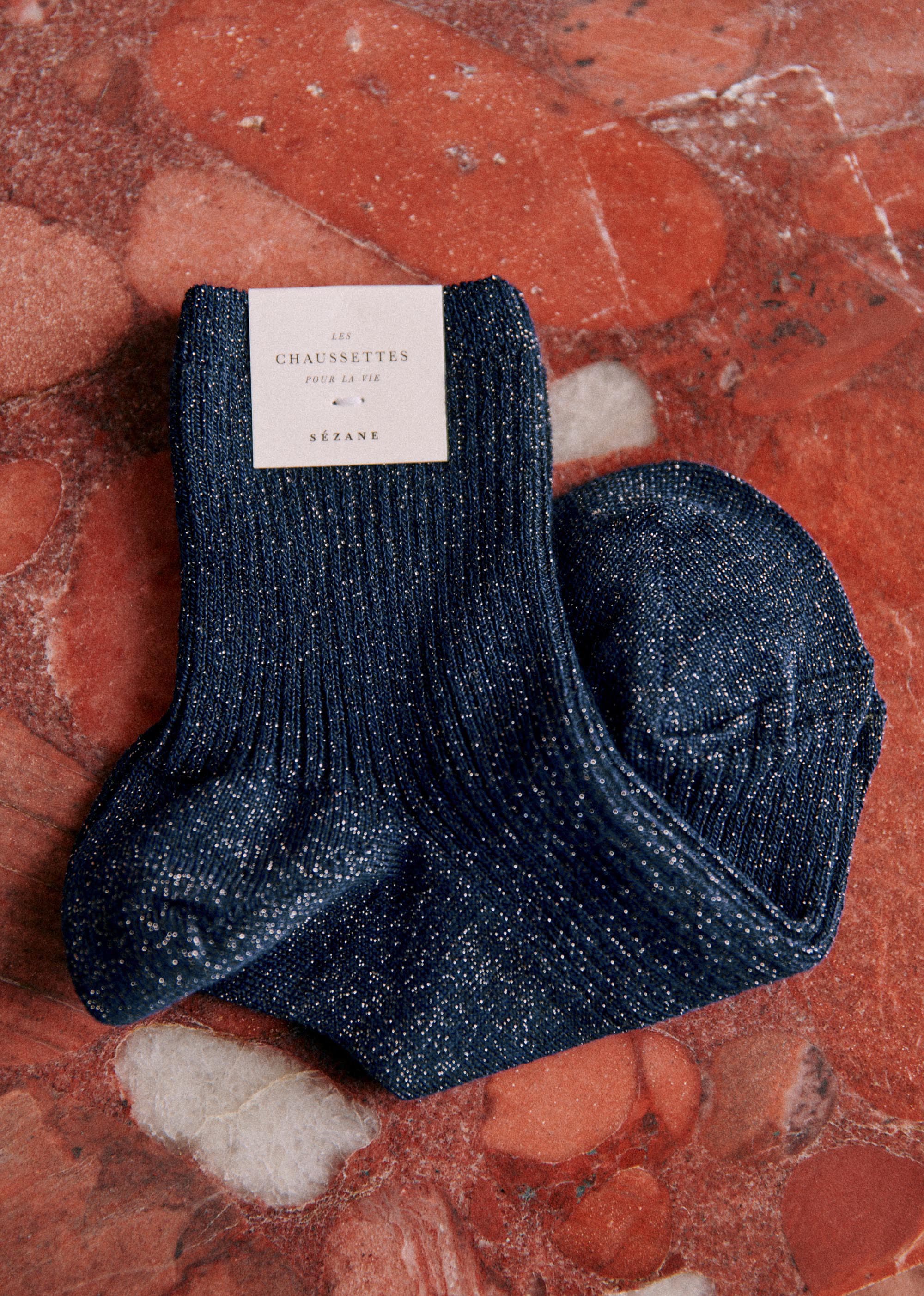 Chaussette Lurex - Marine - LES COMPOSANTES/DÉCOUVRIR 5906734
