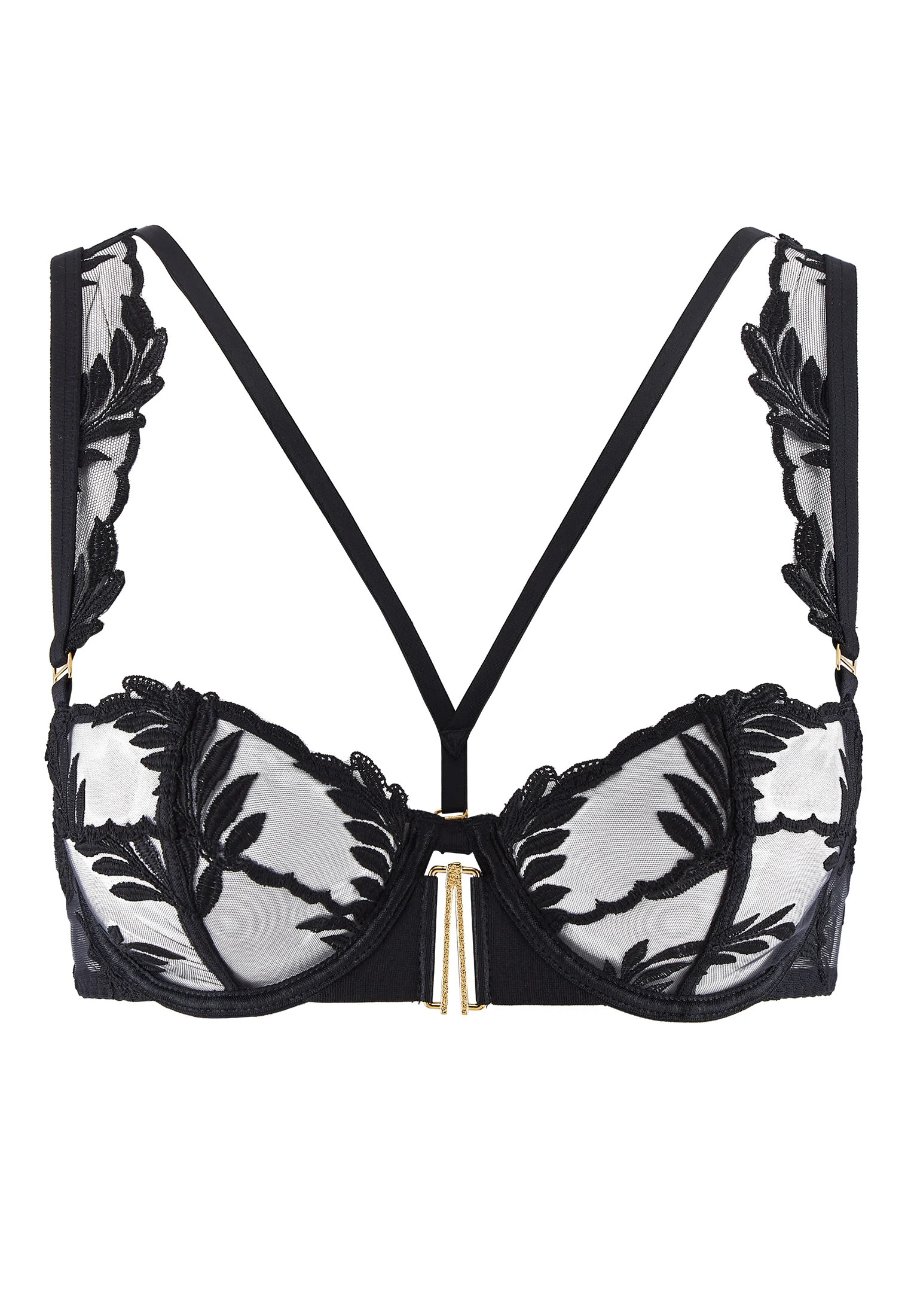 QUEEN OF SHADOW - Soutien-gorge corbeille | Noir