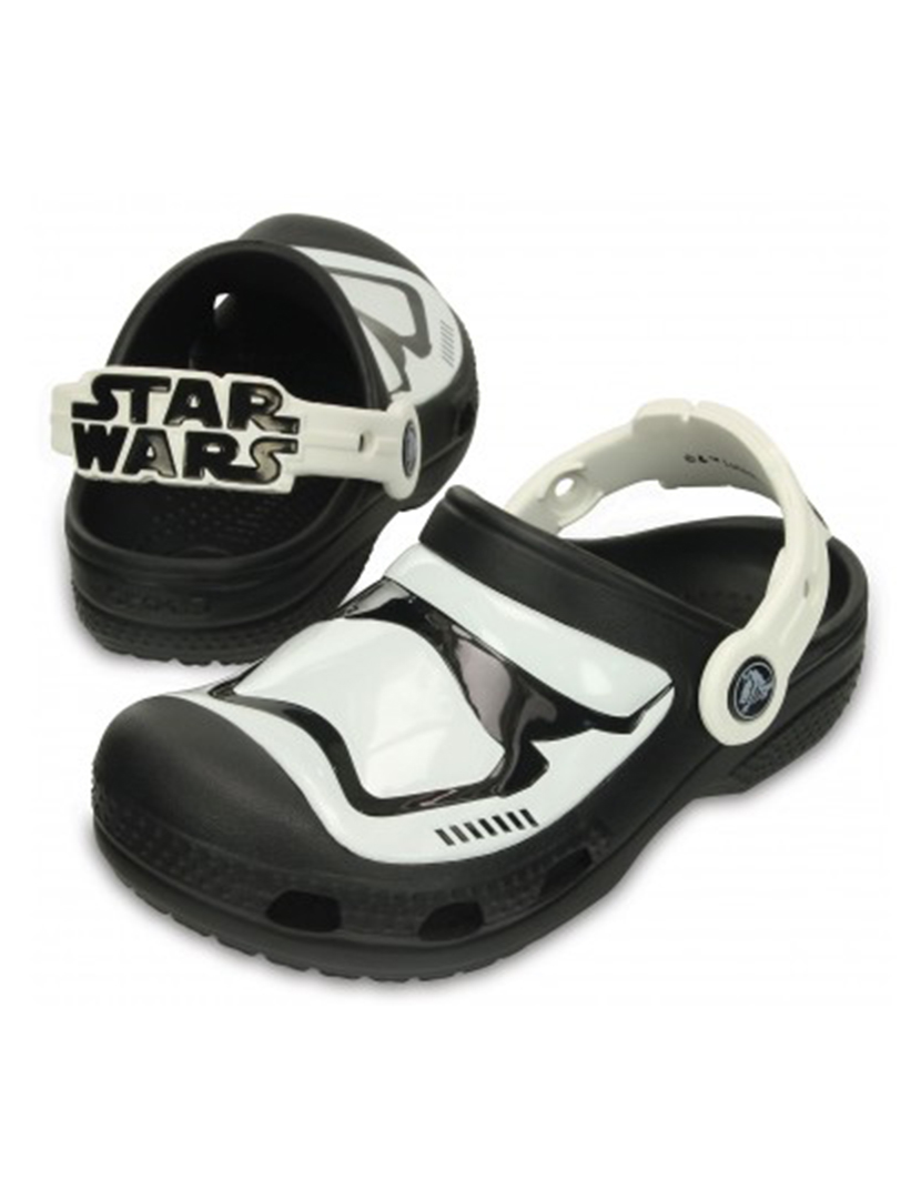 Black and White Crocs Boys