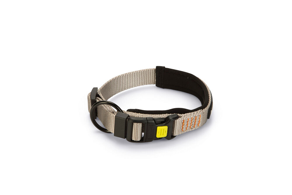 Beeztees Premium Parinca - Halsband Hond - grijs - 30 tot 35 cm
