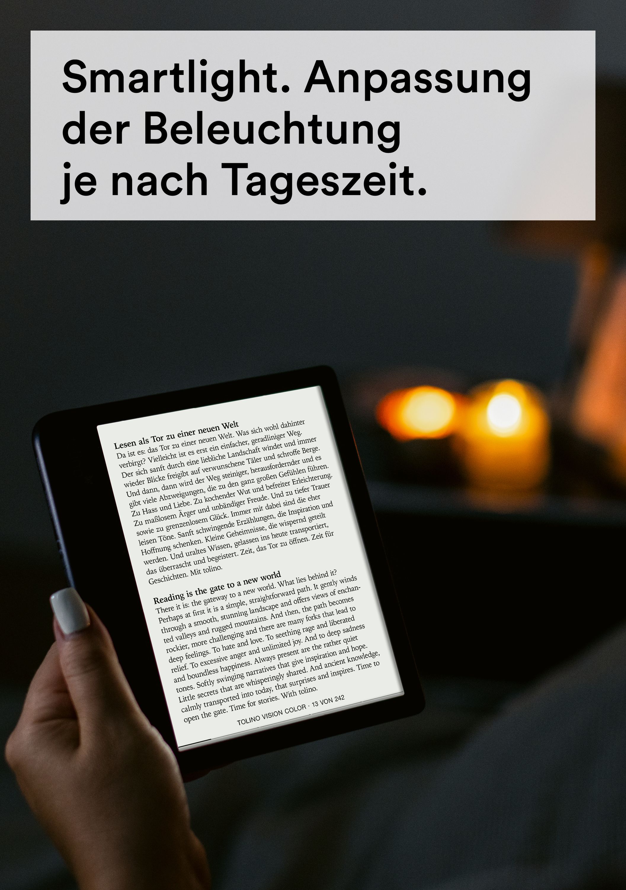 tolino vision color schwarz eBook-Reader