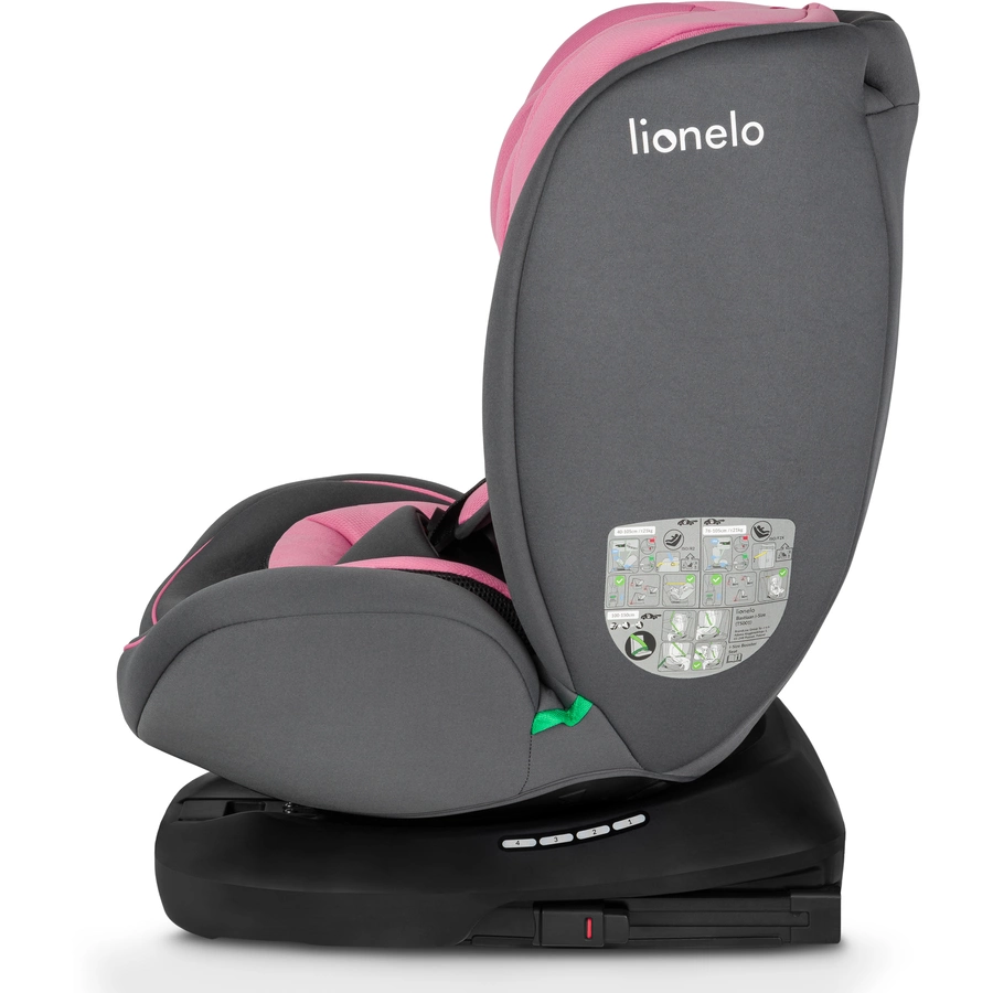 lionelo Kindersitz Bastiaan i-Size Pink Baby