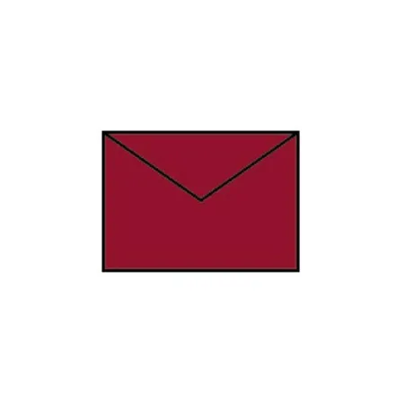 Rössler Coloretti Briefumschläge, C7, rosso, 5 Stück