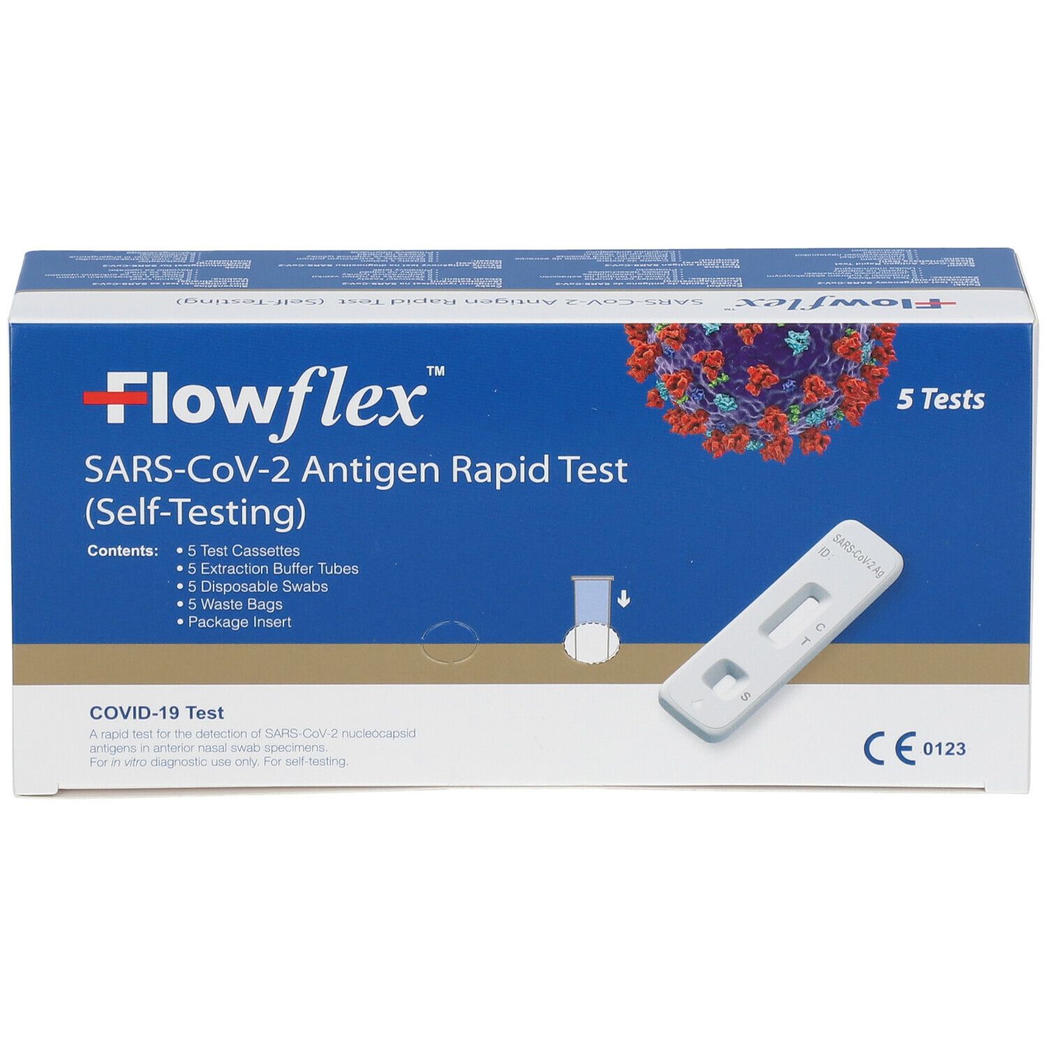Acon Flowflex™ SARS-CoV-2 Antigen Rapid Test 5 Stück
