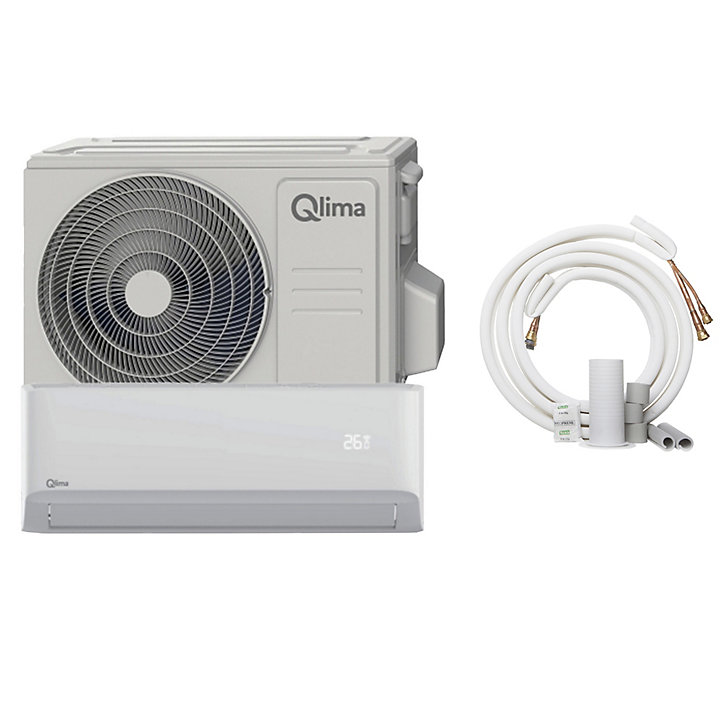 Pompe à chaleur air/air Qlima SC5453 5280W - Unité intérieure + extérieure prêt à poser (mise en service inclue)