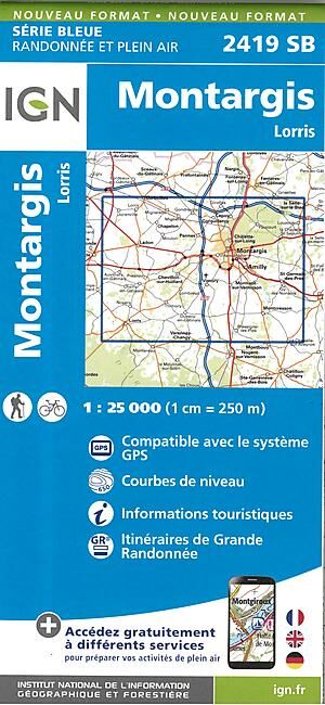 IGN - 2419 SB MONTARGIS 1 25 000