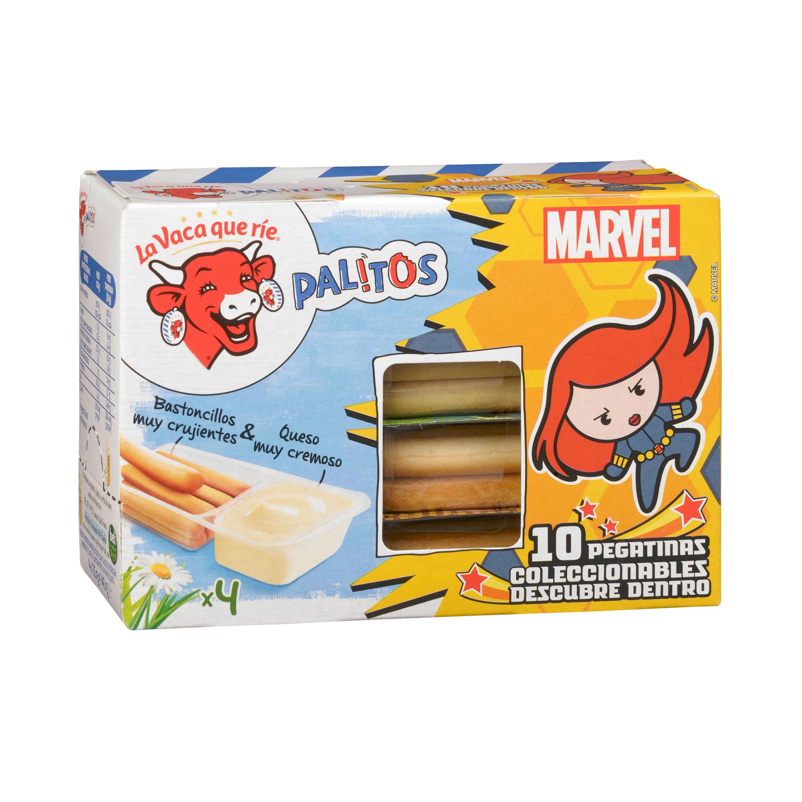 Fromage fondu avec des bâtonnets La vache qui rit