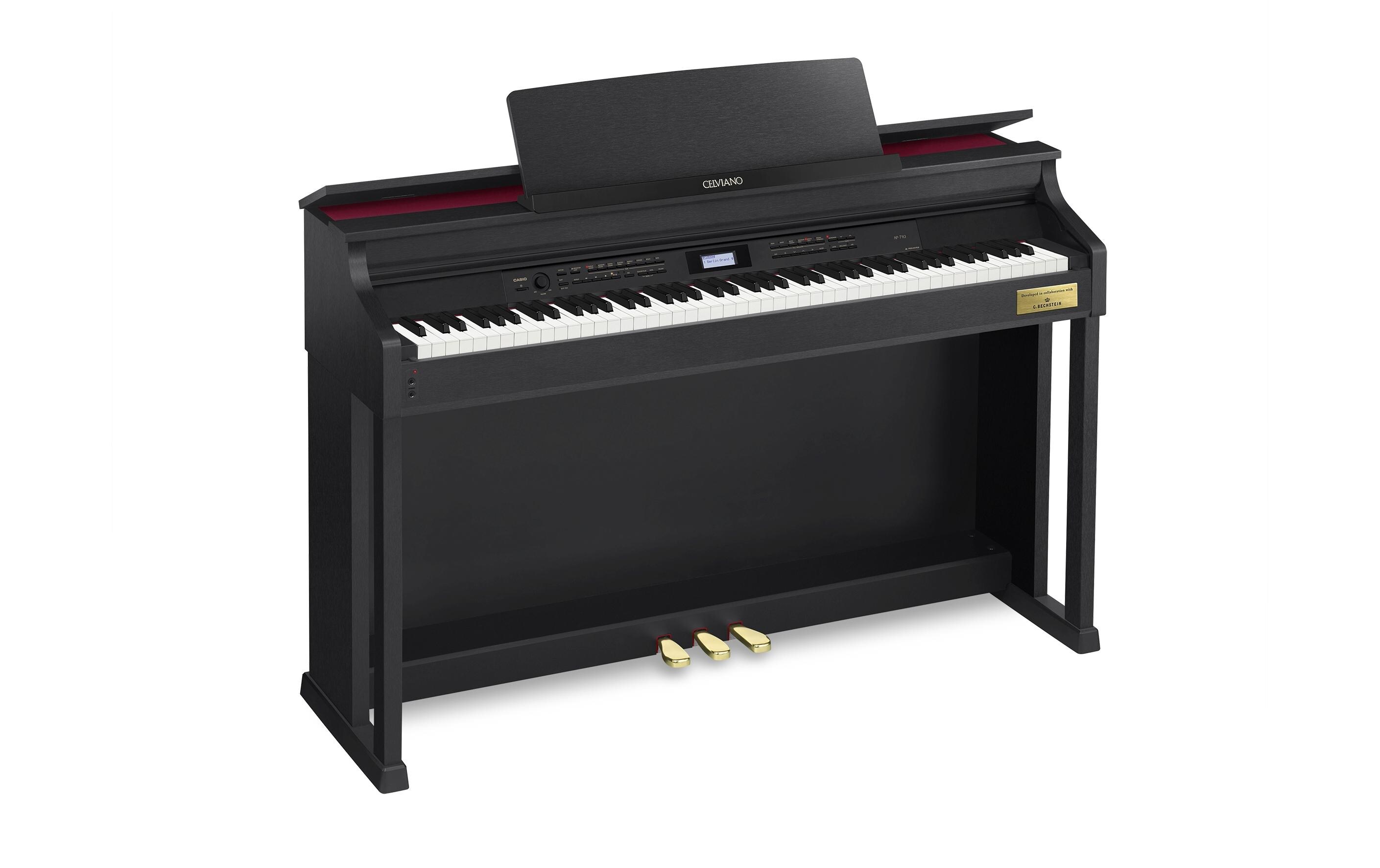 E-Piano CELVIANO AP-710BK Schwarz<br>E-Piano mit gewichtetem Tri-Sensor-Scaled-Hammer-Action-Keyboard II mit 88 Tasten