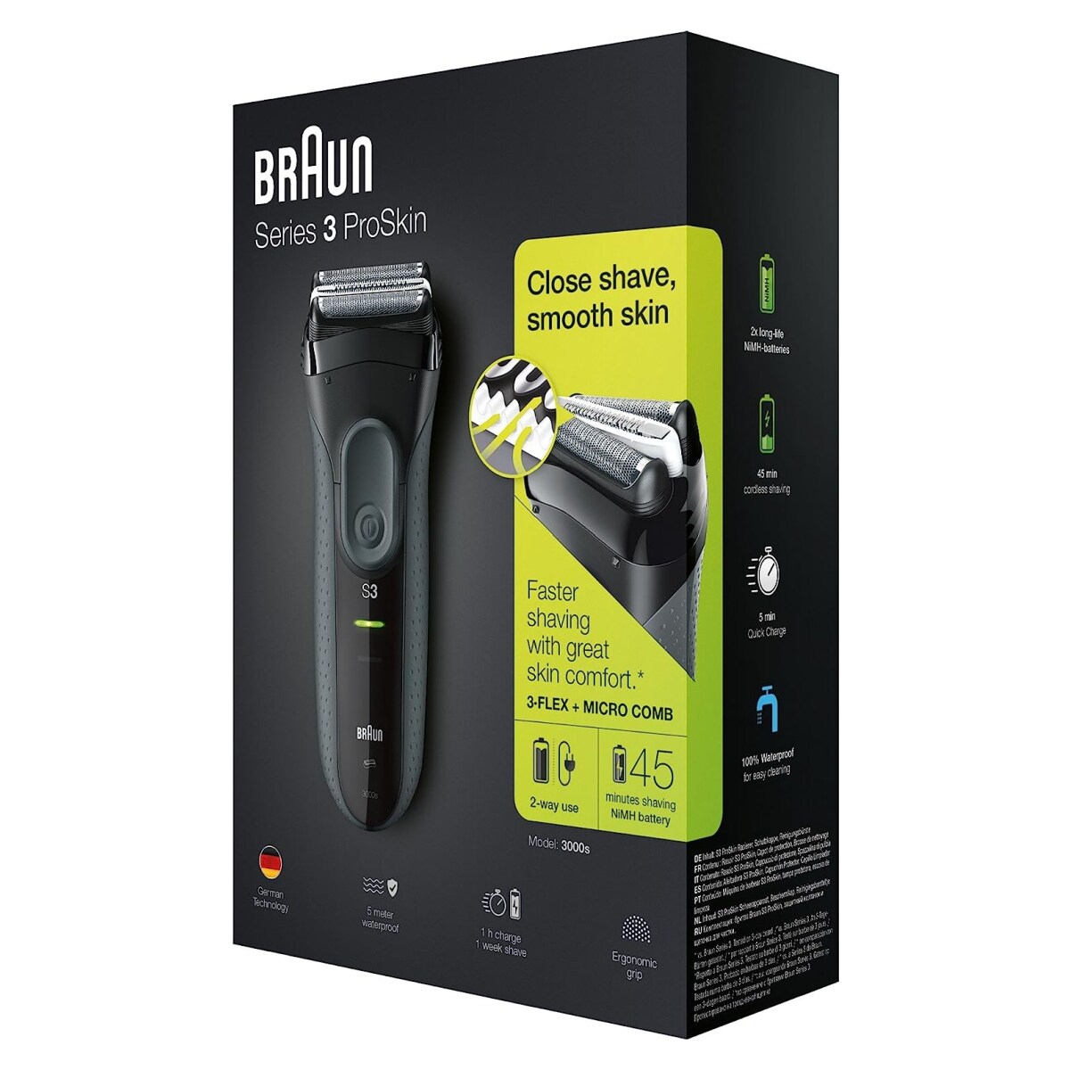 Braun Series 3 3000s Herrenrasierer