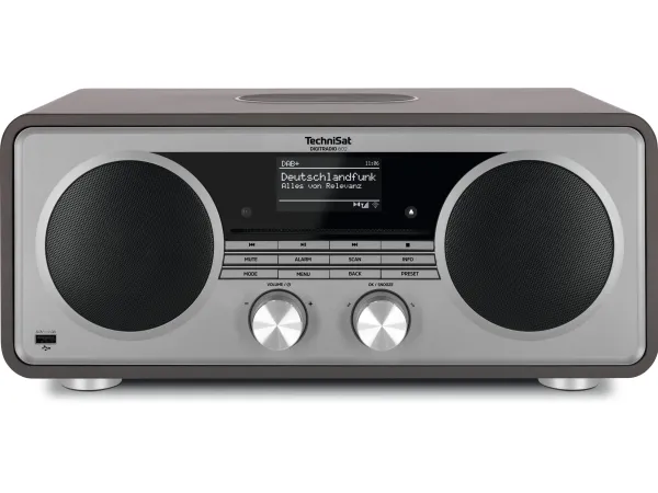 TechniSat DigitRadio 602 - Audiosystem - 70 Watt (Total) - sølv, antracite