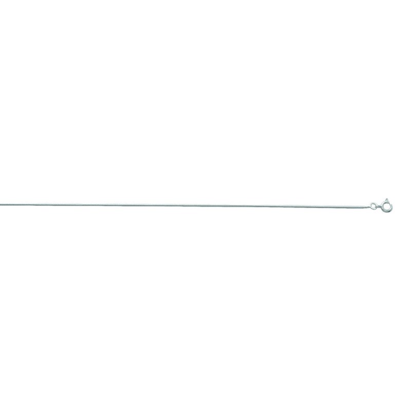 Chaîne femme 42 cm - Maille Serpentine - Argent 925
