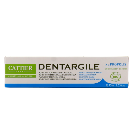 Dentifrice reminéralisant à l'argile Bio Dentargile Cattier