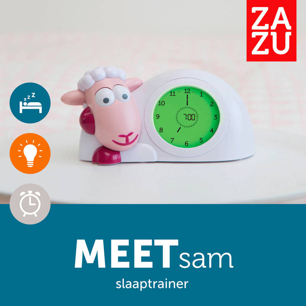 Werkt echt!slaapwekker Sam roze