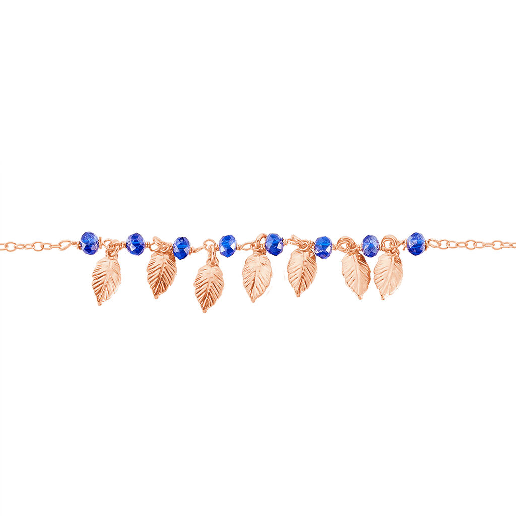 Bracelet Maxine Argent Rose Pierre De Synthese
