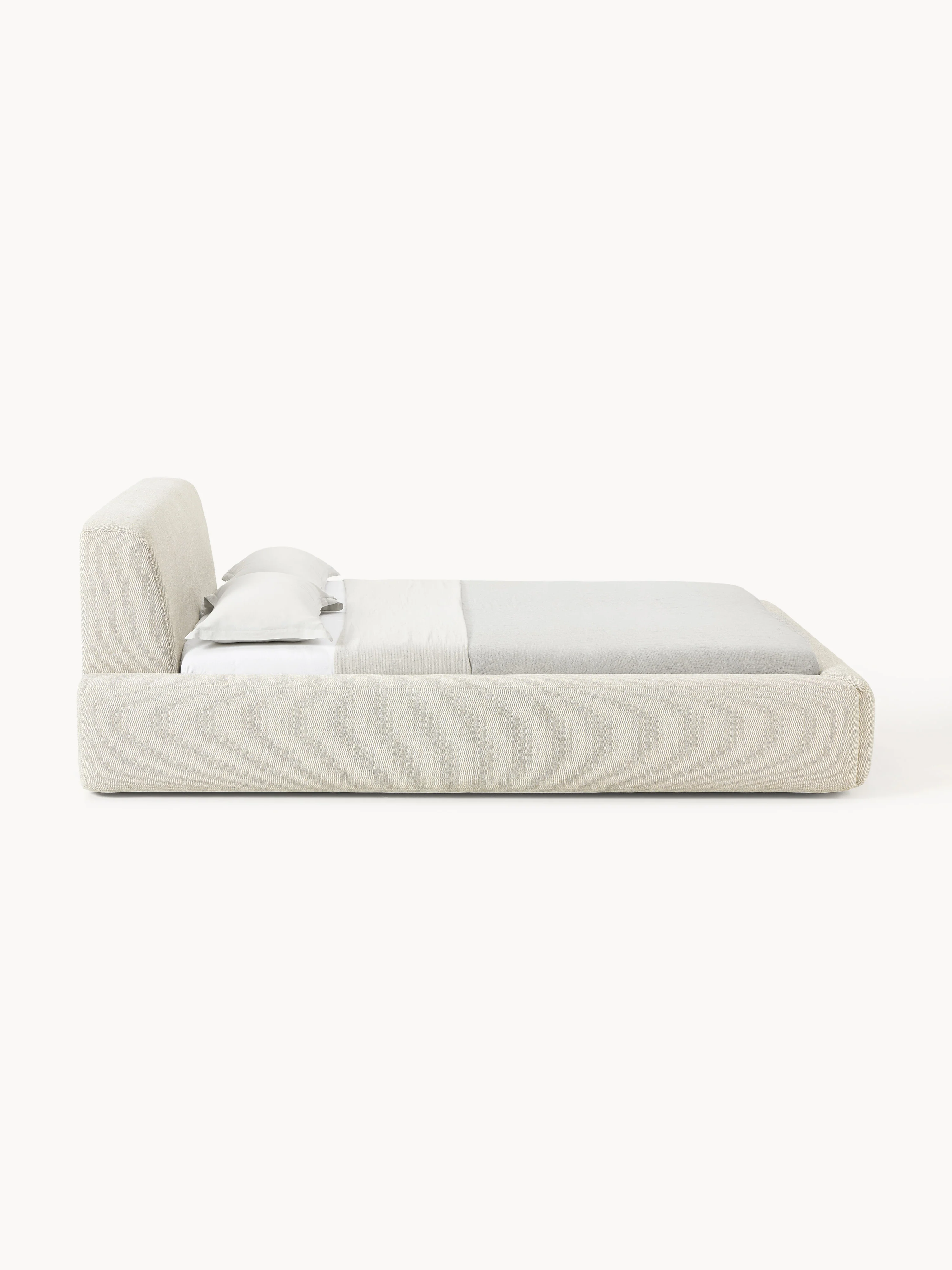 Gestoffeerd bed Melva met opbergruimte