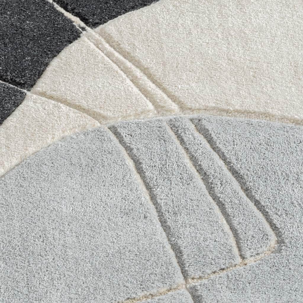 Carpet City Teppich »BONITO 7158« rechteckig 11 mm Höhe Läufer, Flachflor, Hochtief-Muster/ 3D-Effekt, Geo-Muster, Wohnzimmer