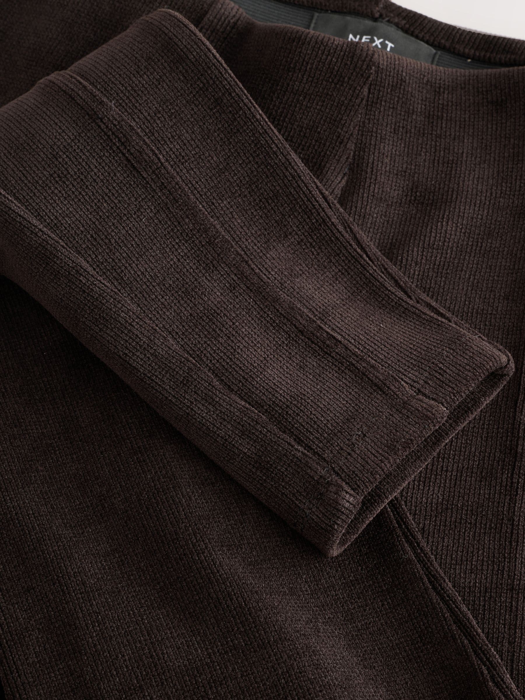 Chocoladebruin - Corduroy legging