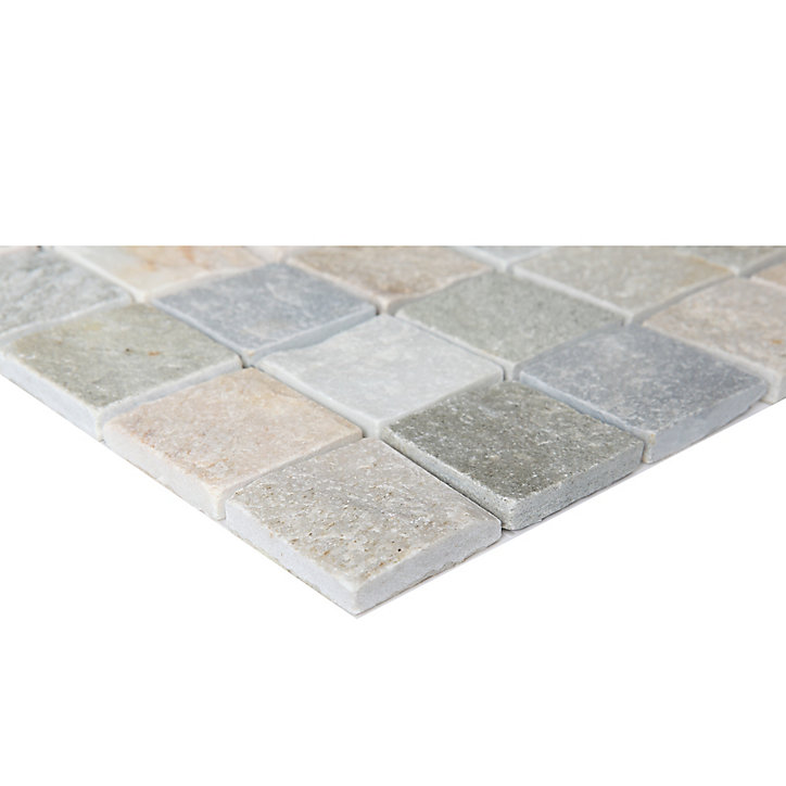 Mosaïque beige 30,3x30cm Quartzite GoodHome