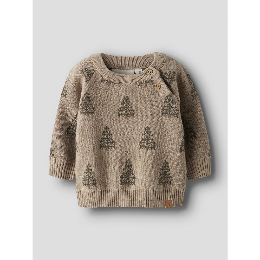 Køb Lil'Atelier Oxford Tan Nbngalto Bob Ls Strik Lil