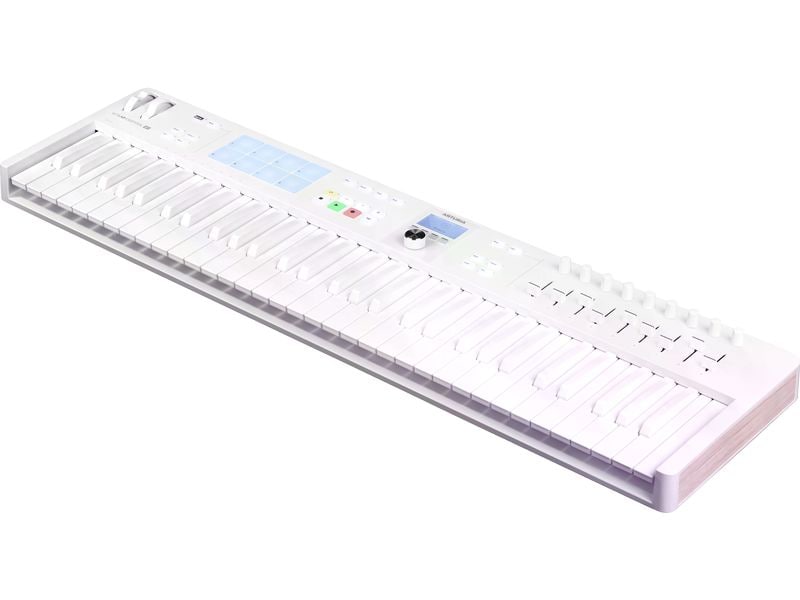 Arturia Keyboard Controller KeyLab Essential 61 – MK3 Standalone Keyboard-Controller mit Tastaturqualität und Software-Bundle