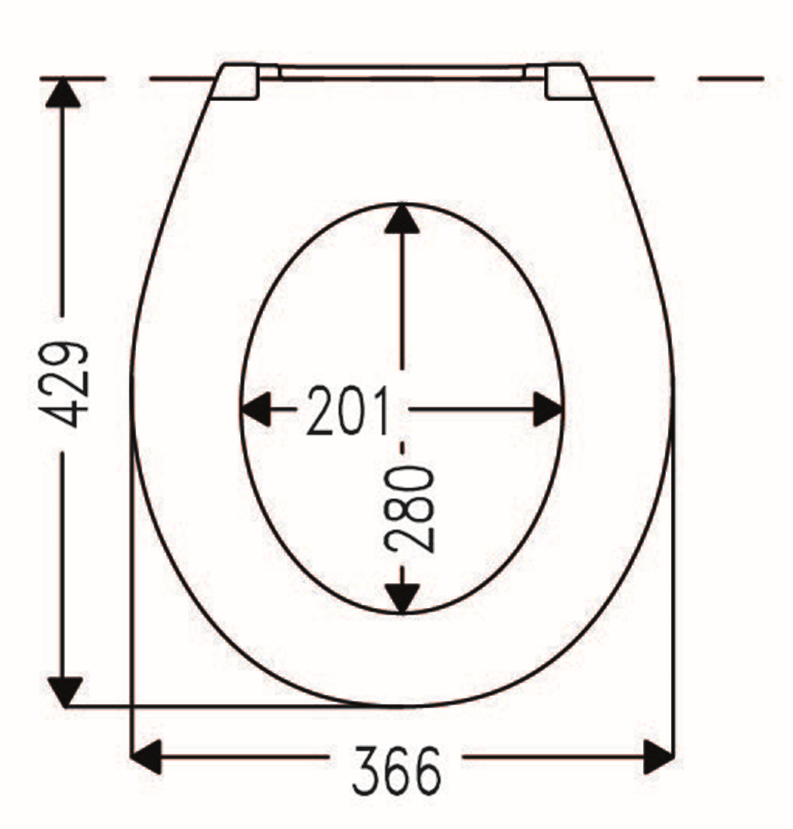 Mueller Toza Sand softclose toiletzitting met Quick-Release