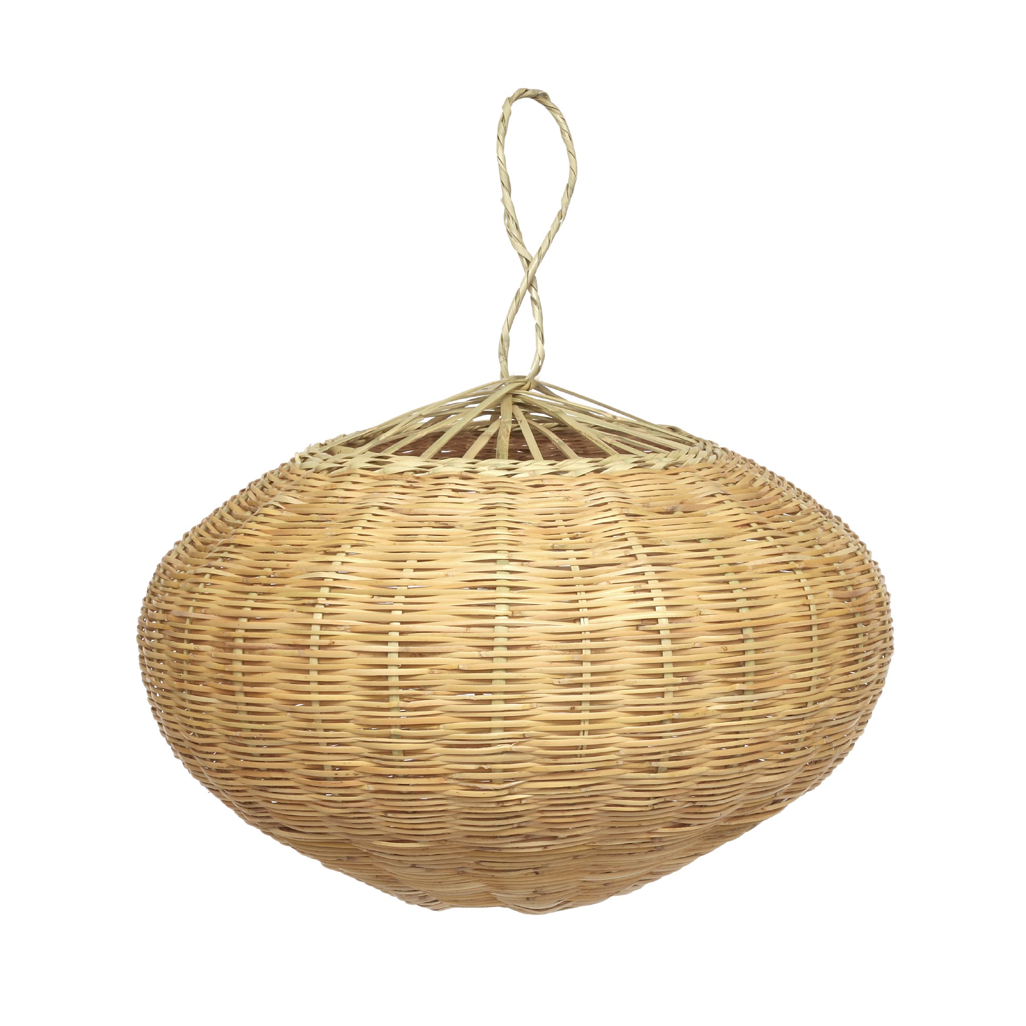 Lampenschirm 'Nouria', Schilf, Ø 50 cm, H 35 cm von fischer's lagerhaus