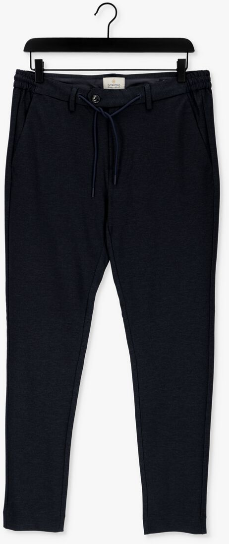 DSTREZZED donkerblauwe dstrezzed pantalon lancaster tapered jogger printed pattern
