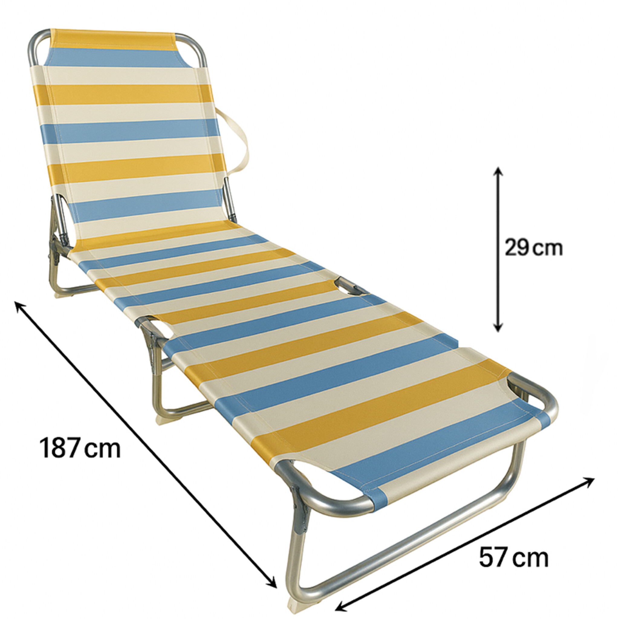 HEM aluminium opvouwbaar ligbed
