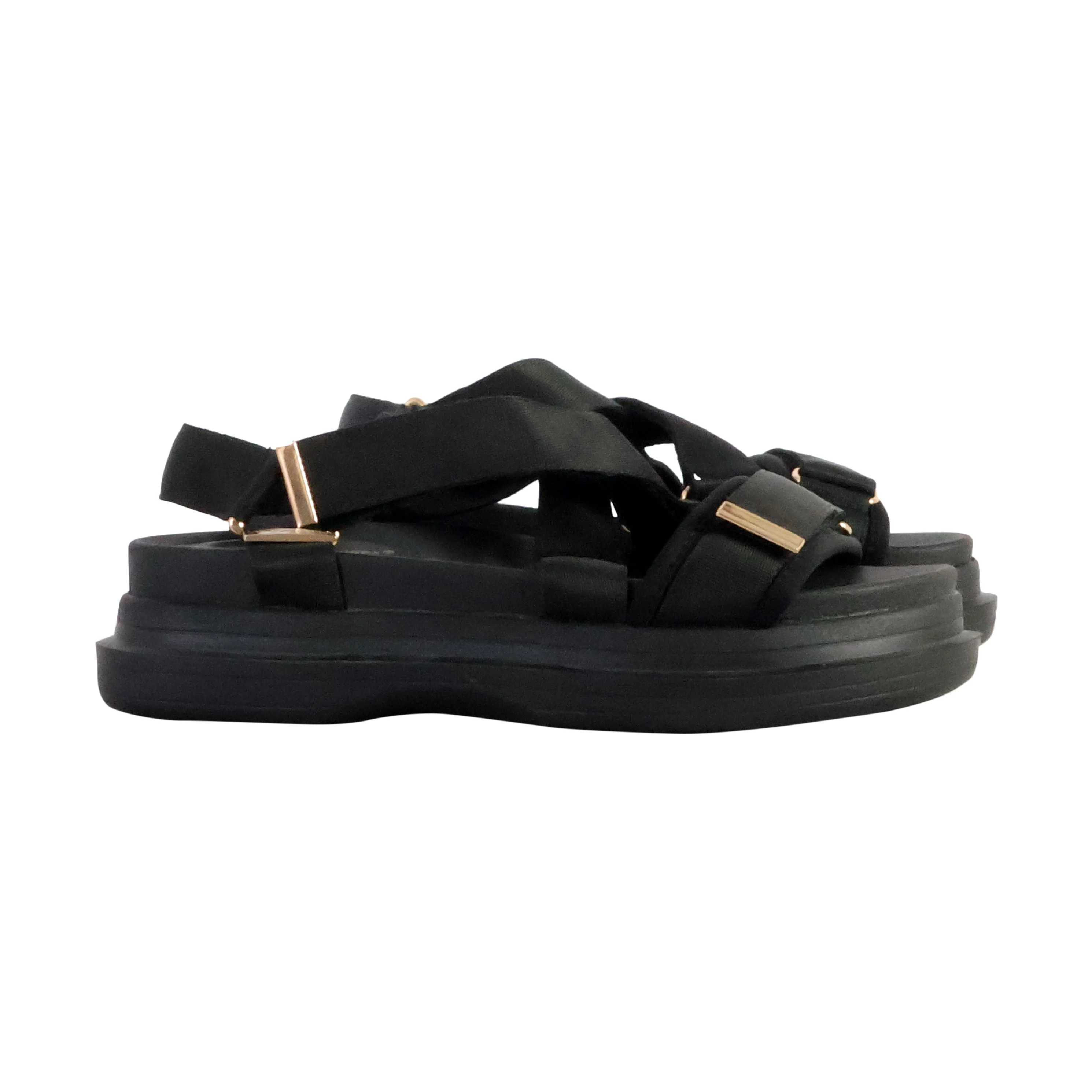 Sandales à scratchpar m.belarbi charme | Noir