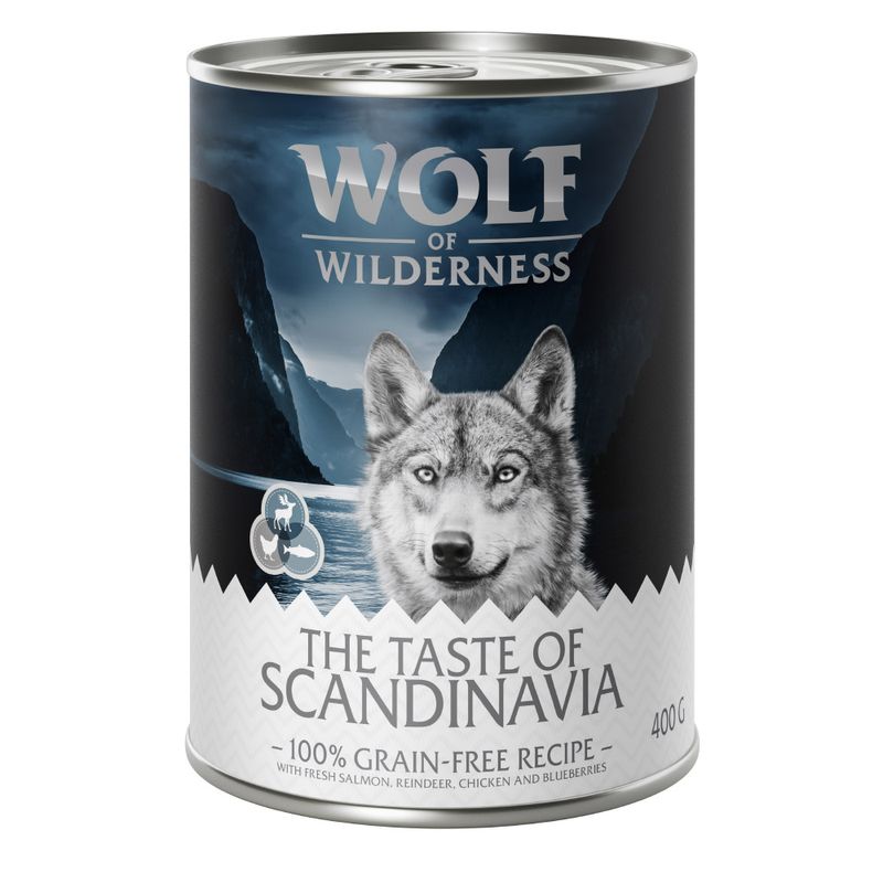Wolf of Wilderness The Taste Of Adulte 6 x 400 g
