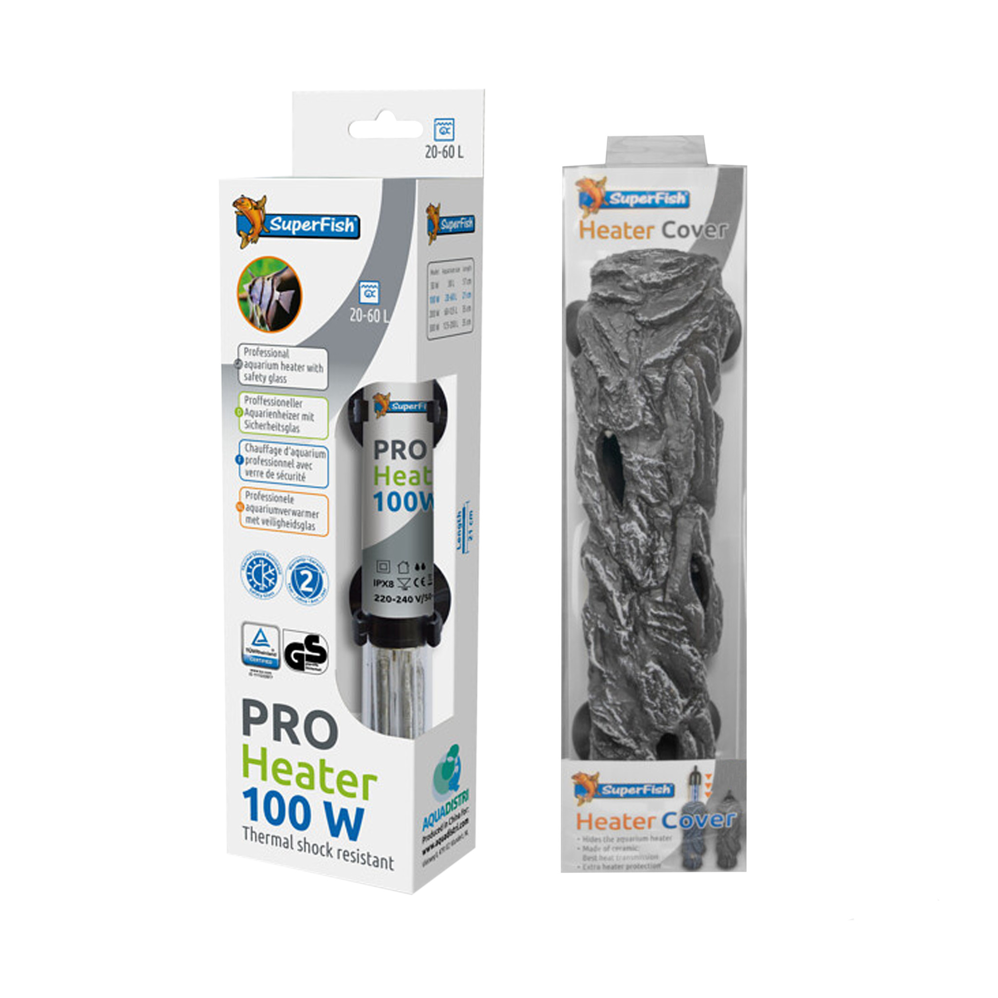 Superfish Pro Heater 100W 20-60L   Cover S