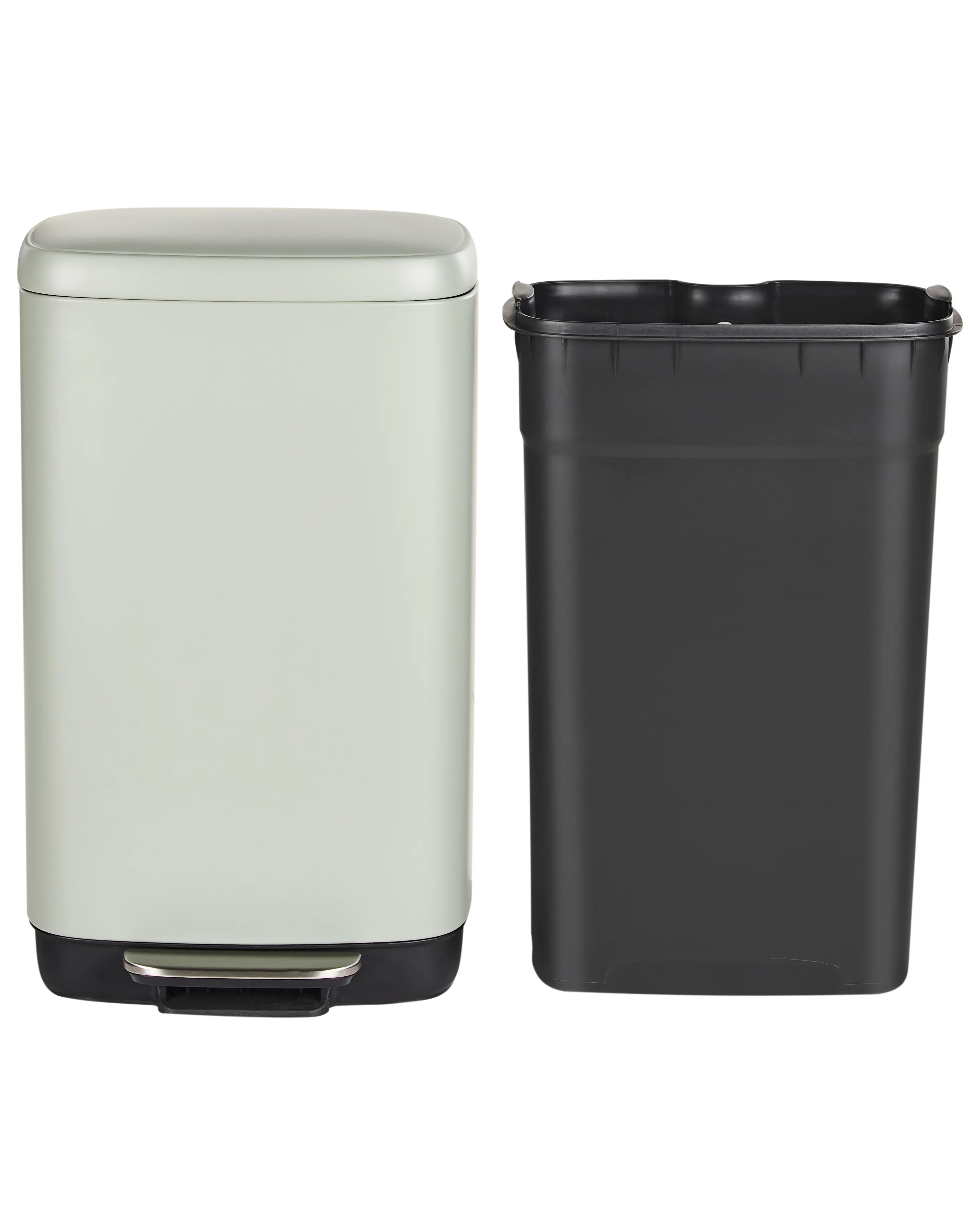 Prullenbak 30 L ECOCOLLECT Metaal Lichtgroen
