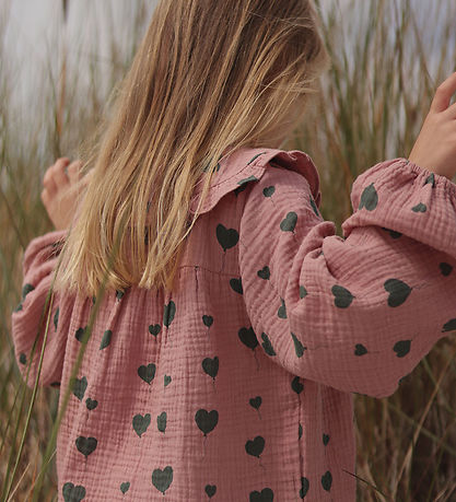 Fliink Bluse - Love - Ash Rose